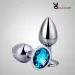 Medium Size Crystal Jewelry Steel Butt Plug