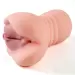 2 in 1 Male Masturbator Pocket Pussy with Realistic Textured Vagina and Tight Anus