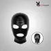 3 Open Sex Fetish Slave Hood Leather Mask