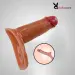 5 Inch Soft Silicone Penis Extender Sleeve with Cock Ring