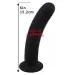 6 Inch Curved Flexible Smooth Silicone Anal Dildo for Men and Women