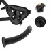 6 Inch Curved with Suction Cup Flexible Smooth Silicone Anal Dildo With Belt