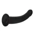 6 Inch Curved with Suction Cup Flexible Smooth Silicone Anal Dildo for Men and Women