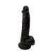 6.5 Black Suction Slim Dildo