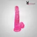 6.5 Pink Jelly Transparent Dildo