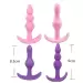 6 Piece Silicone Butt Plug Anal Training Kit