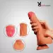 7 Inch Silicone Realistic Dildo with Pink Head