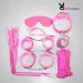 7 Pcs Pink Color Bondage Women Sex BDSM Restraint Set