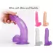 8.5 Inch Transparent Jelly Dildo