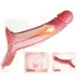8 Inch Soft Silicone Penis Extender Sleeve with Cock Ring