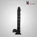 BIG SLIM REALISTIC DILDO SEX TOY INDIA BLACK