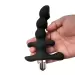 Black Vibrating silicon Anal Plug