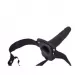 Black Hollow Strap on Dildo With Vibration & Balls