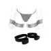 Nylon Bondage Handcuff Wrist & Ankle Cuffs Kit