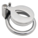 Stainless Steel Flat Chastity Cage Curve Ring Screw Locker