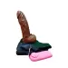 Choco Hollow Strap On With Vibration & Balls