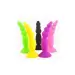 Colourful Silicone Butt Plug Beads Suction Cup