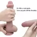 Realistic Dildo with Moving Foreskin & Dual Layered