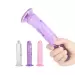 Erotic Soft Jelly Anal Dildo Realistic Penis With Strong Suction Cup