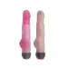 Flesh/Jelly dildo vibrator with balls