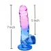 Random Jelly Dildo With Strap-On Lesbian Sex Toy