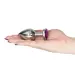 Medium Heart Metal Butt Plug