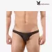 Mens Black and White Sexy Thong