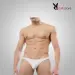 Mens White and Black Sexy Thong