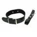 PU Leather BDSM Collar with Leash Fetish Bondage