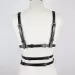 PU leather Harness Bondage corset for women