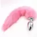 Pink Tail Butt Plug Fox Tail BDSM