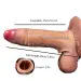 Prolong Penis Sleeve with Skin Texture Silicone Cock Sleeve