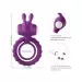 Soft Rabbit Vibrating Cock Ring For Men