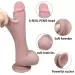 Realistic Dildo with Moving Foreskin & Dual Layered