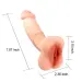 Realistic Penis Extender Sleeve With Attached Vagina