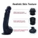 Realstic Black Strapon Vibrating Dildo