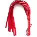Red Faux leather whip with tassels for couples