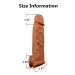 Reusable Silicone Penis Extender Male Condom Sleeve