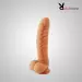 Ribbed Studded Texture Realistic Dildo