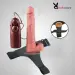 Rotating Head Realistic 8 Inch Dual Motor Dildo With Belt