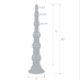 8.5 Inch Anal Beads With Suction Base
