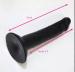 Realistic black Suction Dildo without balls