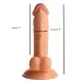Slim Dildo with Suction Cup for Beginners