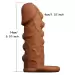 Soft Silicone Realstic Penis Sleeve Extender