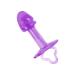 Soft Silicone Anal Plug Prostate Massager with Shape of Penis Cap