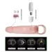 Soft Silicone Penis Extender Sleeve Dual Vibrator