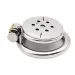 Stainless Steel Flat Chastity Cage With Urethral Penis Plug