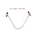 Steel Metal Chain Nipple Stimulation Clamps