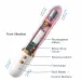 Telescopic Thrusting Vibrator Hidden dildo