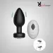 Wireless Remote Control Silicone Butt Plug Prostate Massager